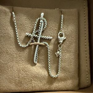 Silver Necklace with Elegant Design